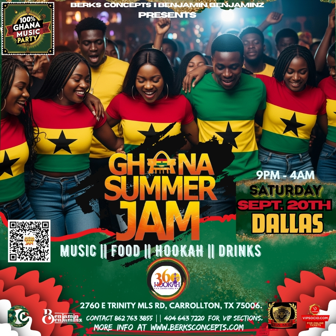 Hiplife Meet Highlife Event Flyer